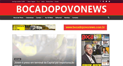 Desktop Screenshot of bocadopovonews.com.br