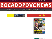 Tablet Screenshot of bocadopovonews.com.br